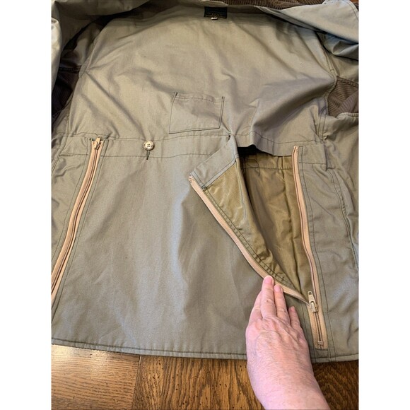 Vintage Abercrombie & Fitch Bird Hunting Jacket Corduroy Outdoors Fowl Sz 46 Grn - Picture 13 of 16